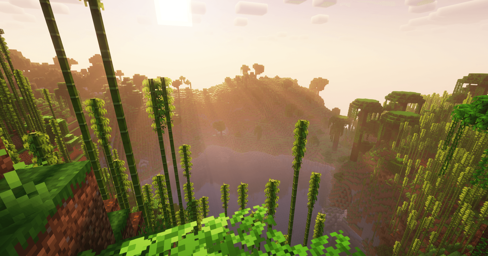 Some stunning photos of Minecraft with shaders.